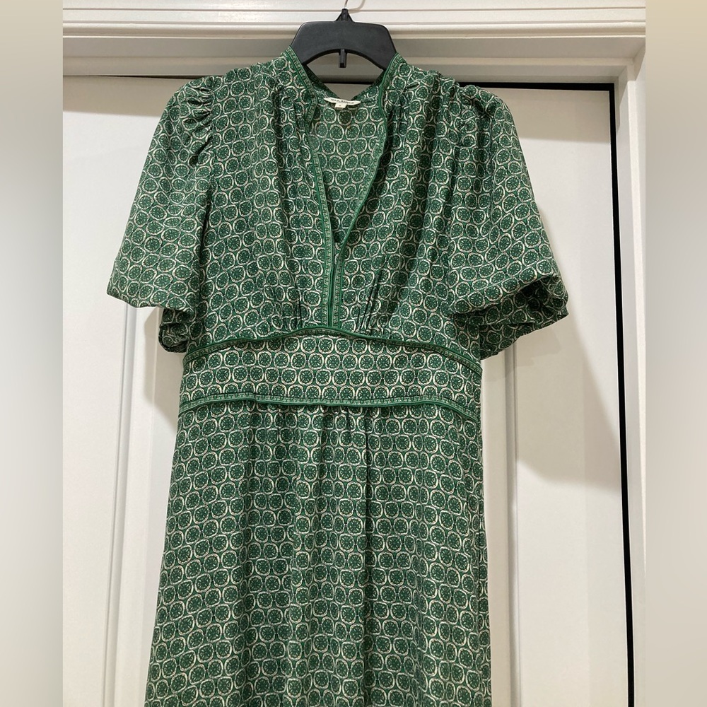 Max Studio Green Patterned Maxi Dress - Picture 6 of 7
